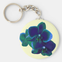 Dark Orchid Keychain