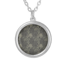 Dark Ornate Personalized Necklace