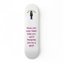 Dark Pilot Girl Skate Decks