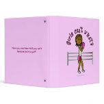 Dark Pink Girls Boxing binders