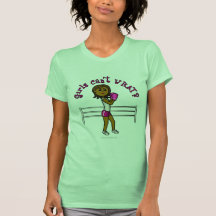 Dark Pink Girls Boxing Tees