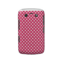 Dark Pink Polka Dot Blackberry Bold Case casemate cases