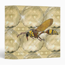 Dark Potter Wasp Vinyl Binders