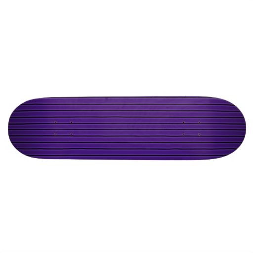 Dark Purple and Black Striped Skatedeck Skate Board Decks