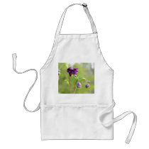 Dark Purple Columbine Apron