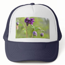 Dark Purple Columbine Trucker Hat