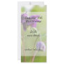 Dark Purple Columbine Full Color Rack Card