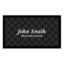 Dark Quilt Bodybuilding Business Card