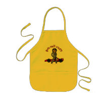 Dark Race Car Driver Girl Aprons
