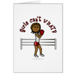 Dark Red Boxer Card