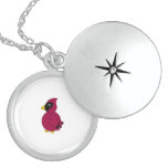 Dark red cardinal custom jewelry