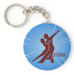 Dark Red Logo Key Chain keychains