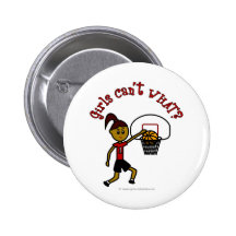 Dark Red Womens Basketball Buttons