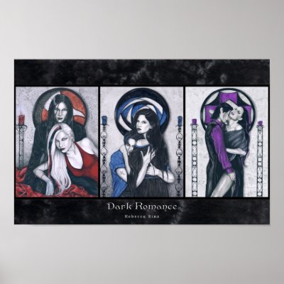 Dark Romance Series Poster by elvenstarart