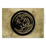 Dark Round Floral Motif
