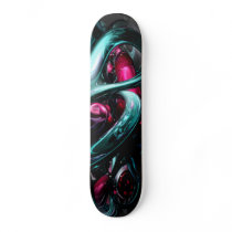 Dark Secrets Abstract Skateboard