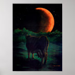 'Dark Side of the Moo' Print