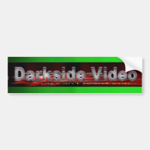 dark side video field paintball bumper sticker