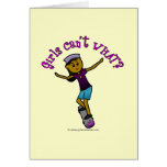 Dark Skateboarder Greeting Cards