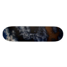 Dark Surreal Sunrise Storm Arrival-partial- by KLM Custom Skateboard