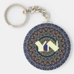 Dark Tapestry Kaleidoscope Keychains