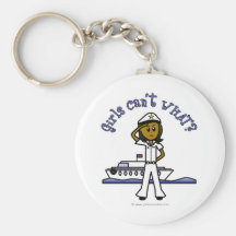 Dark Woman Captain Key Chains
