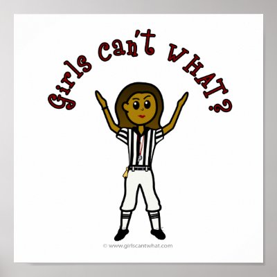 Dark Woman Football Referee Poster by girlscantwhat