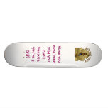 Dark Woman Rock Climber Skate Deck