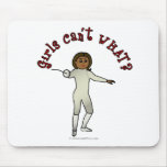 Dark Womens Fencing Mousepad