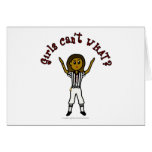 Dark Womens Football Referee Cards