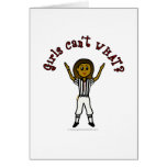 Dark Womens Football Referee Cards
