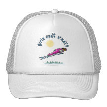 Dark Women's Ski Jumping Mesh Hats