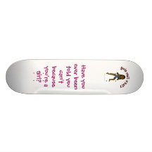 Dark Womens Wrestling Skate Board Decks