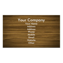 dark wood business cards