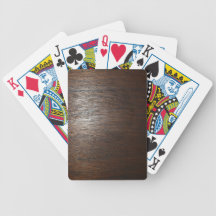 Dark Wood Playing Cards