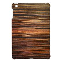 Dark Wood Veneer Mini iPad Case iPad Mini Covers