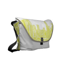 Dark yellow NYC Messenger Bag