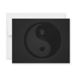 Dark Yin and Yank - Yin Yang Custom Invitation