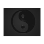 Dark Yin and Yank - Yin Yang Post Cards