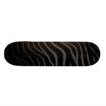 "Dark Zebra" Custom Skate Board