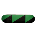 Darker Green And Black, Colombia Political Skate Board Deck