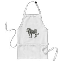 Darker lion aprons
