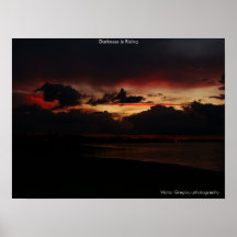 Darkness is Rising., Victor Gregory photography Poster