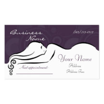 Darla's [purple] Business Cards