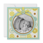 Darling Baby Toes Announcement Square