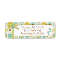 Darling Baby Toes Return Label
