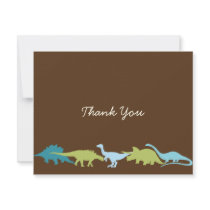 Darling Dinosaurs Thank You Card Invitations