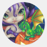 "Darling Dragonling II" Sticker stickers