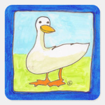 darling duck sticker
