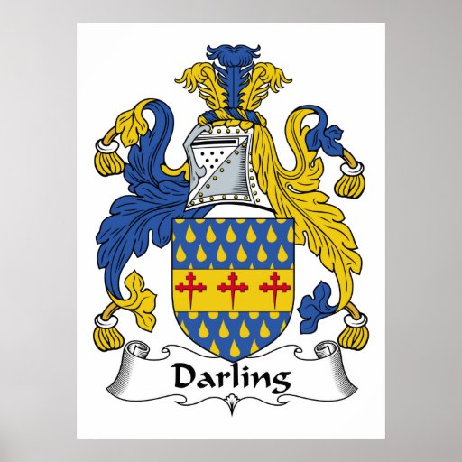 Darling Family Crest Posters